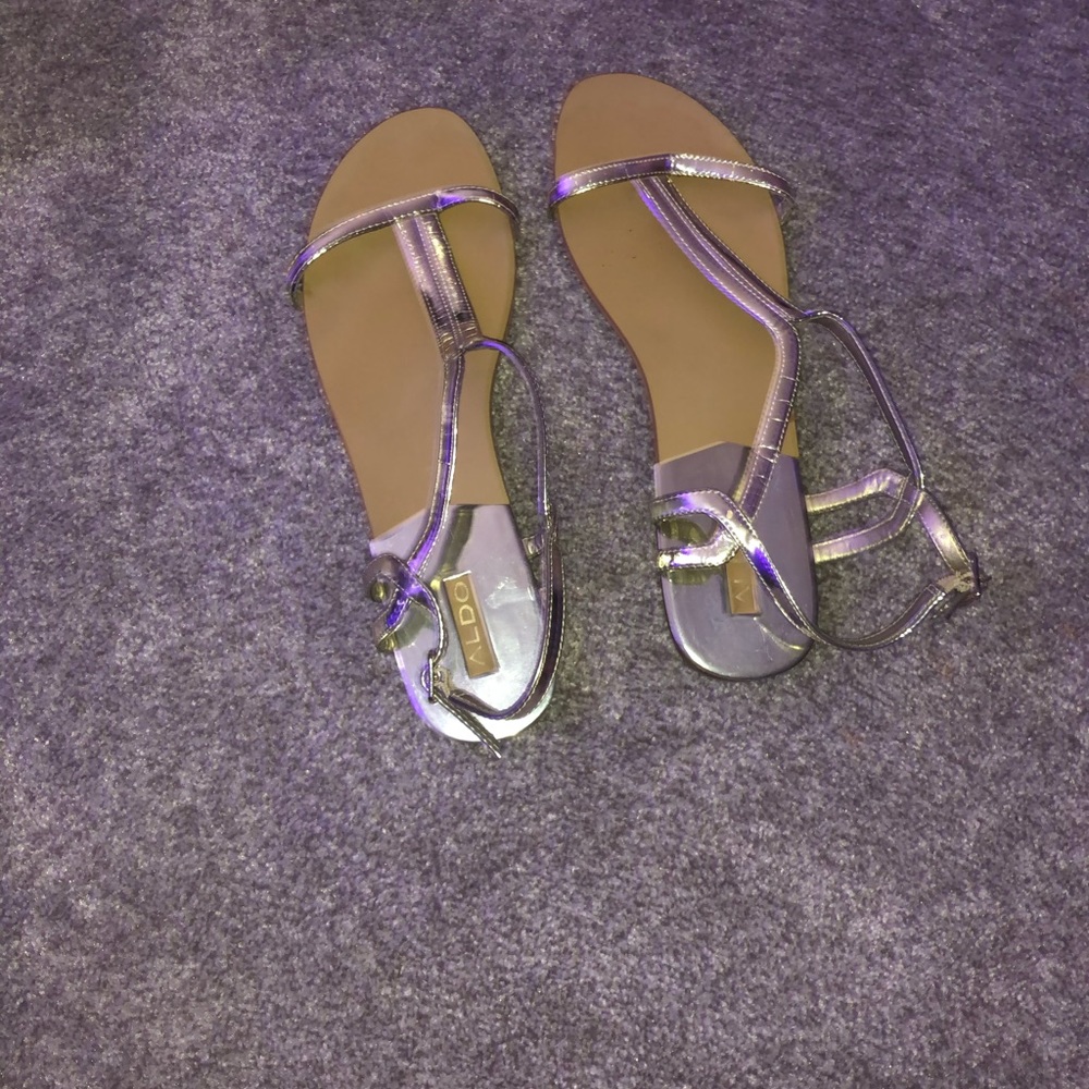 gold shoes